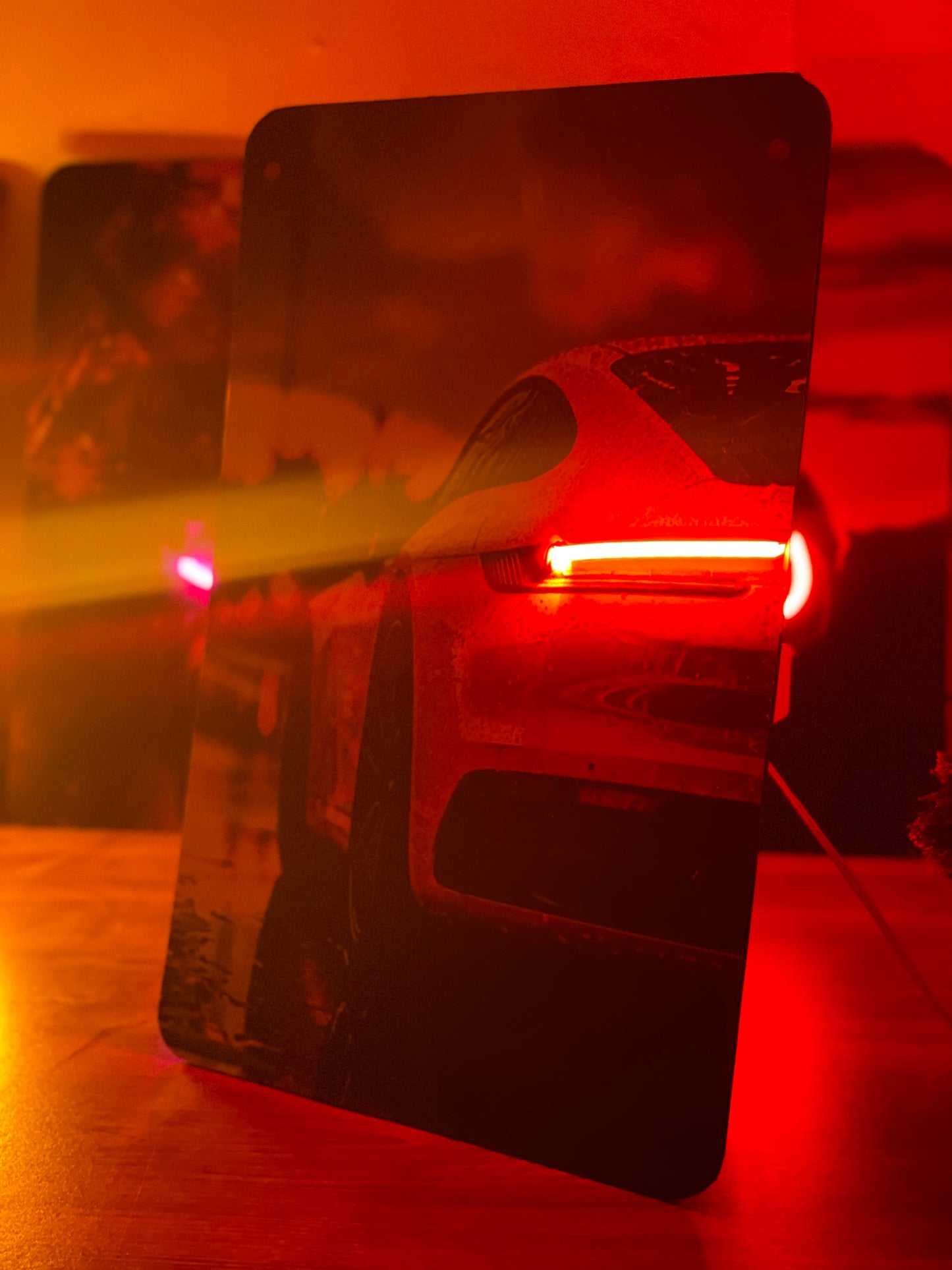 Porsche 911 Neon Poster