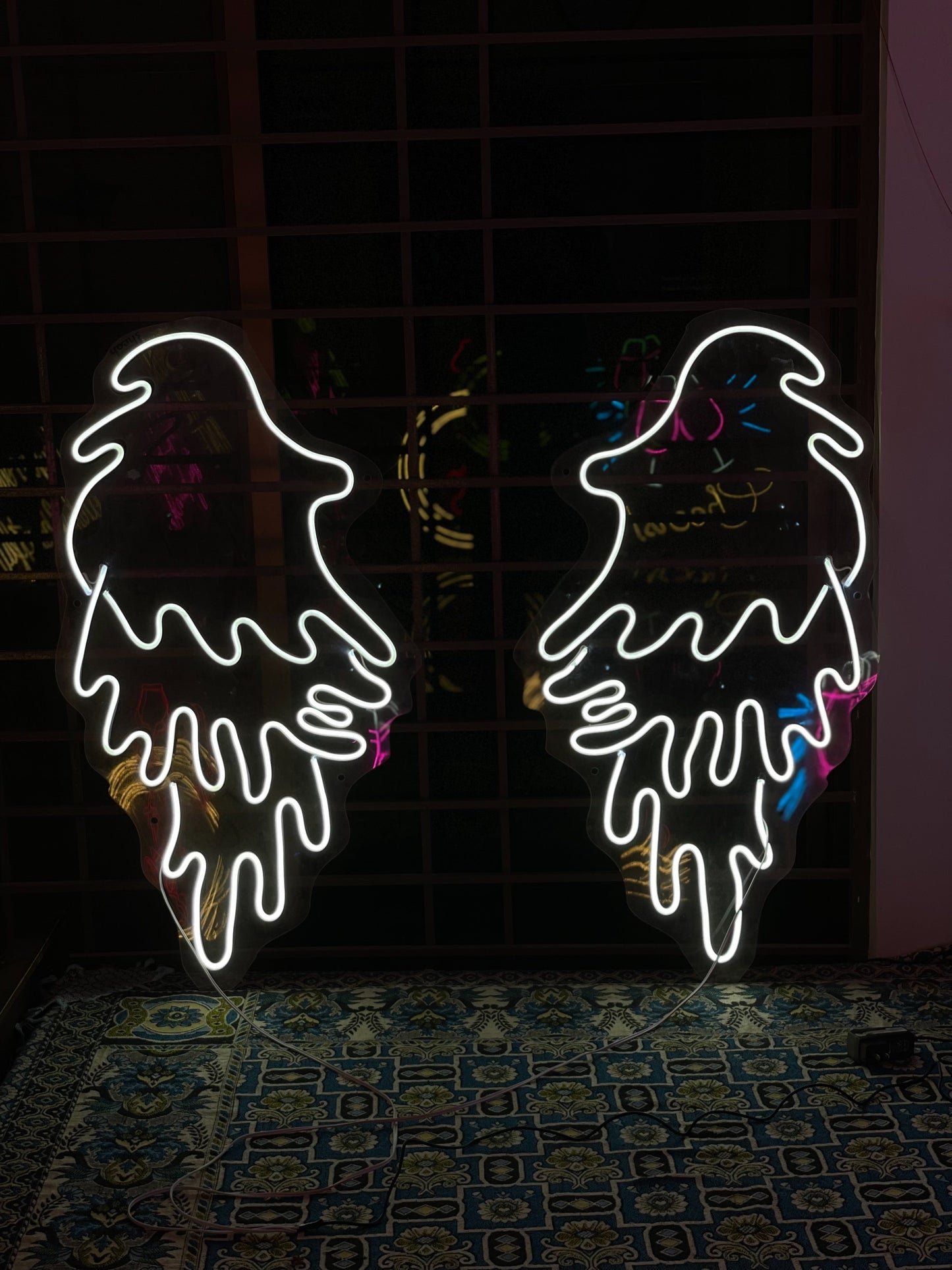 Large Set Of Neon Wings