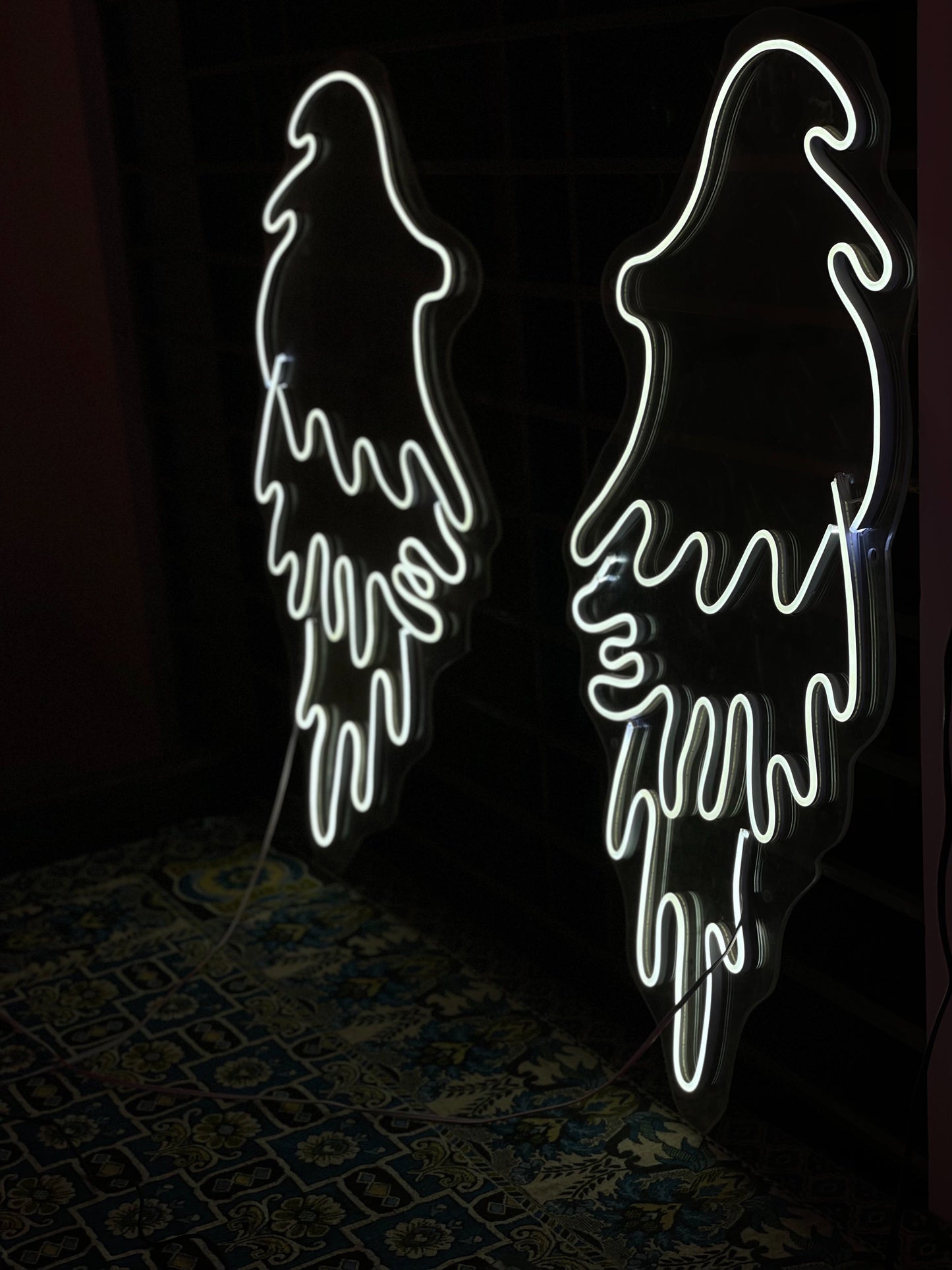 Large Set Of Neon Wings