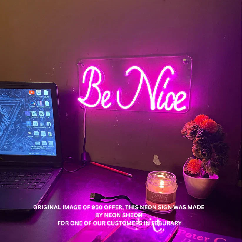 CUSTOM NEON IN 1800 (FREE ADAPTER)