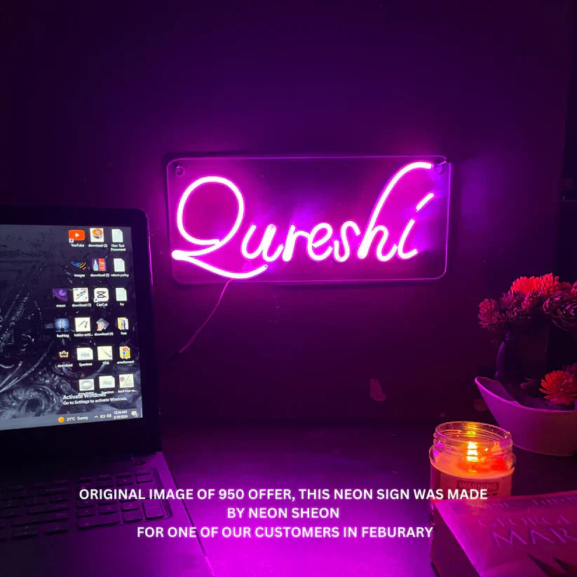 CUSTOM NEON IN 1800 (FREE ADAPTER)