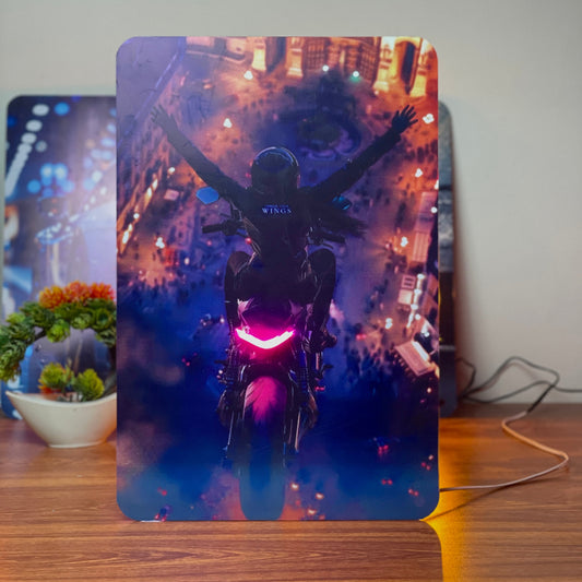 Bike Neon Poster: Ride the Light
