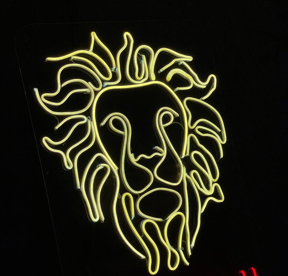 LION neon sign