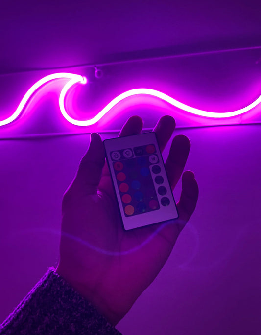 RGB Multicolor Neon Wave with remote