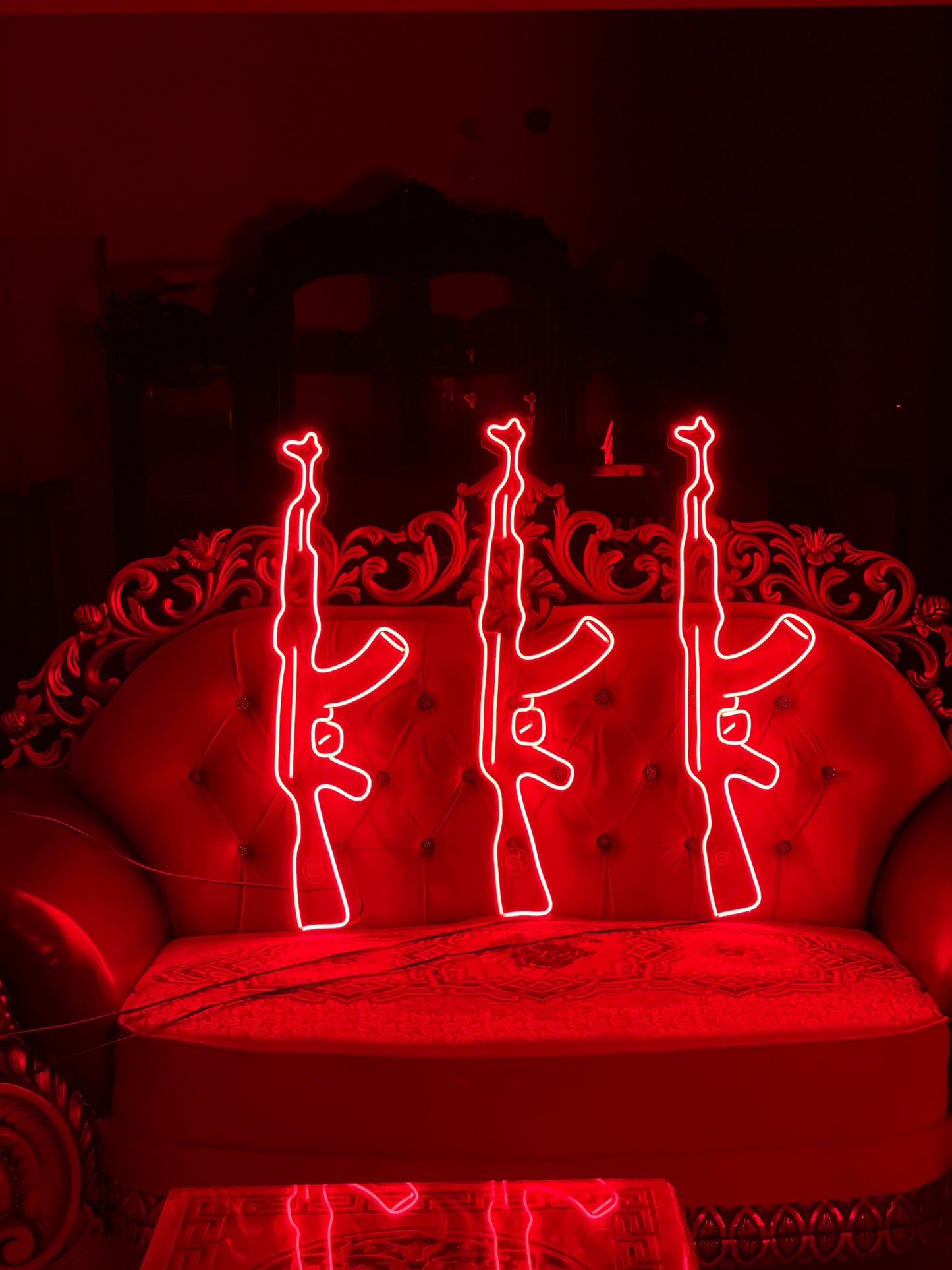 AK-47 Neon Sign
