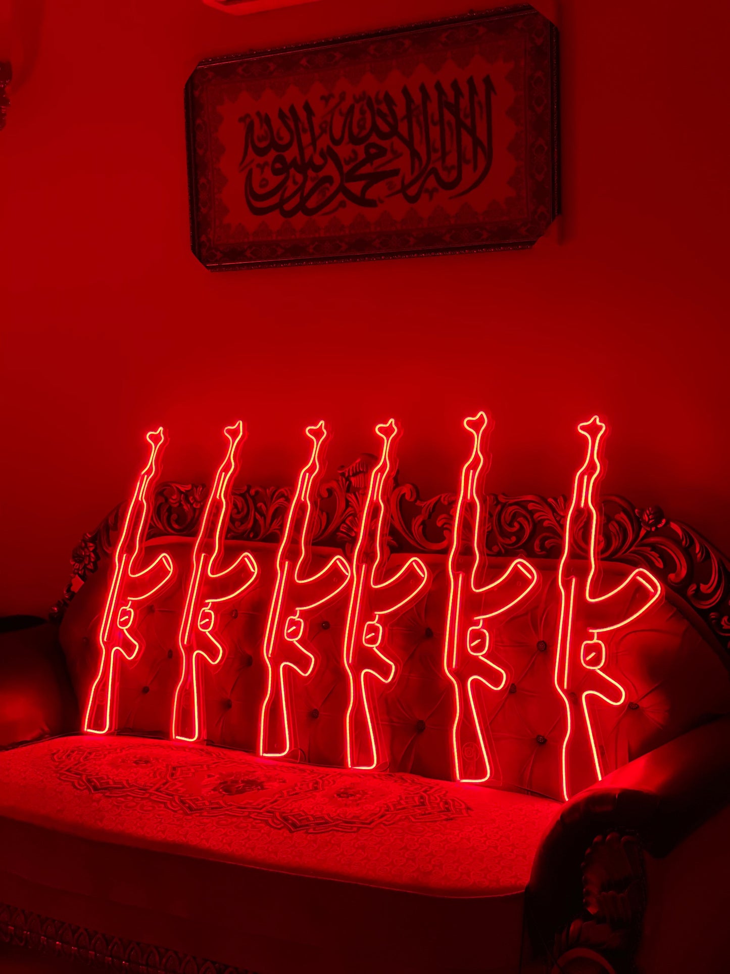 AK-47 Neon Sign