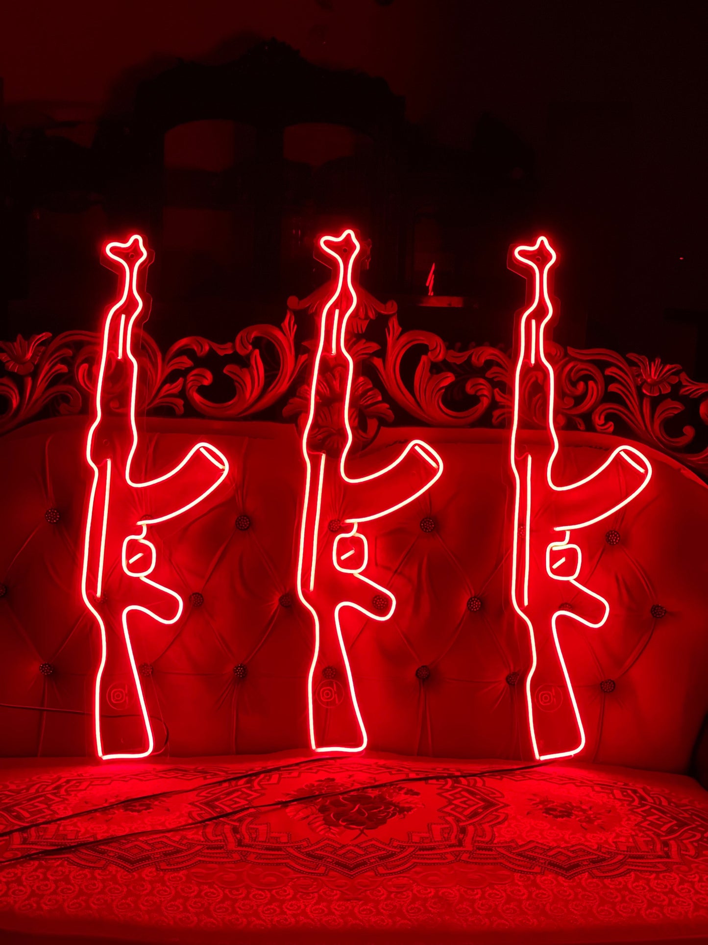 AK-47 Neon Sign