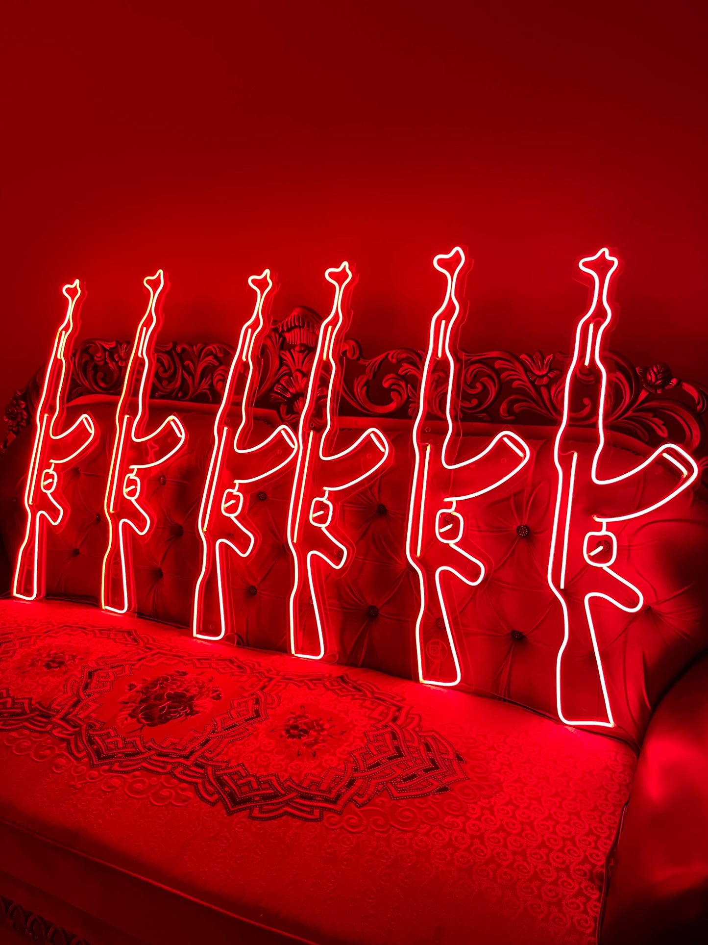 AK-47 Neon Sign