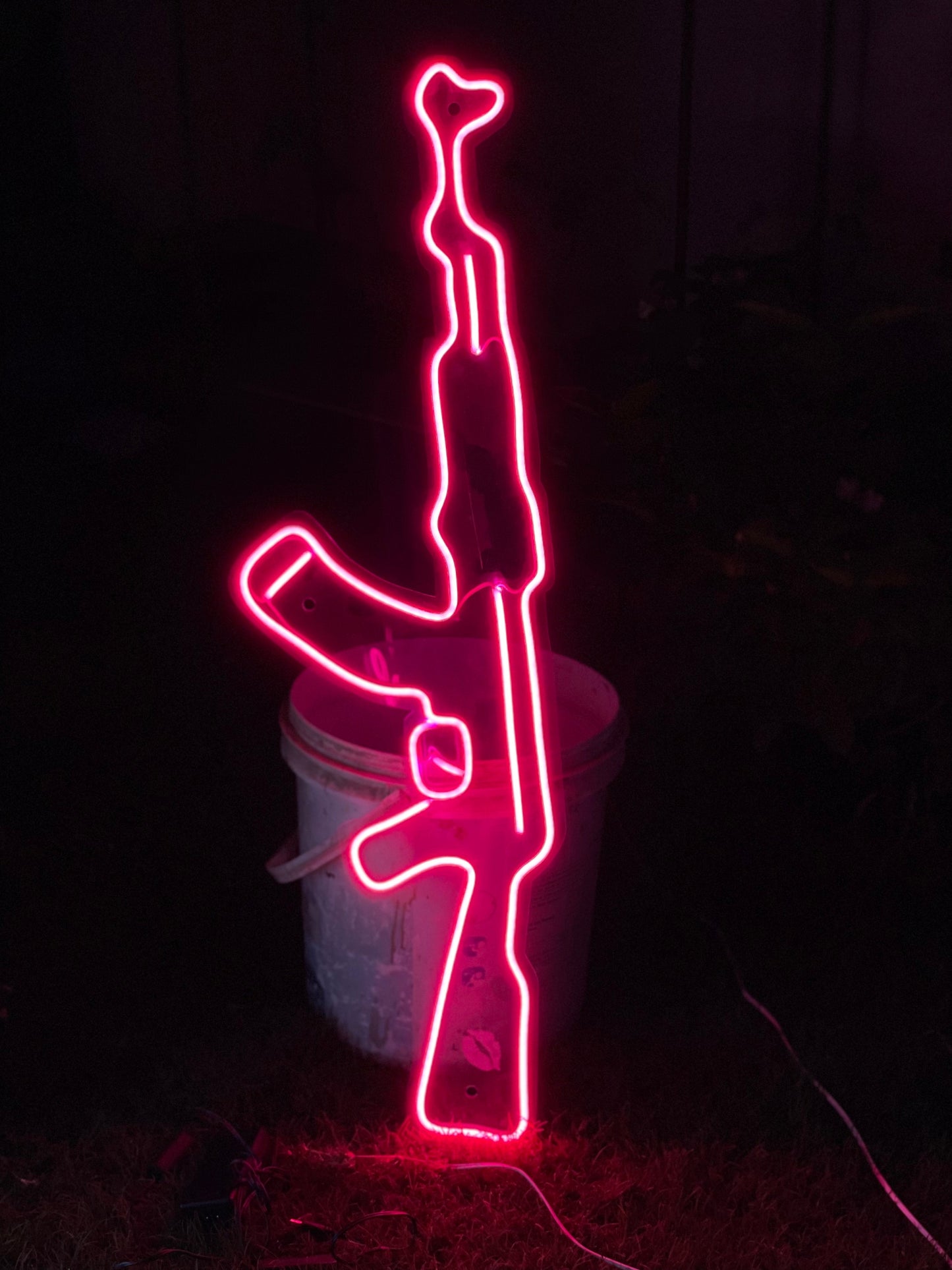 AK-47 Neon Sign